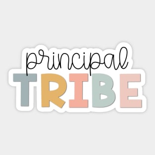 Principal Tribe Muted Pastels Sticker